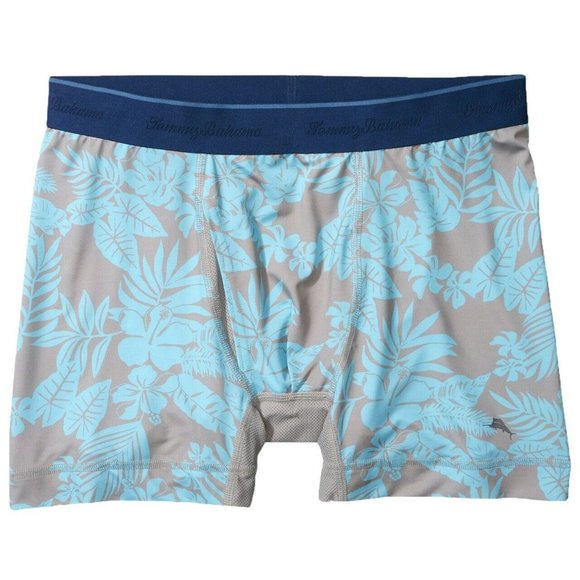 2 X Tommy Bahama Tropical Print Mesh Tech Underwear Boxer Briefs $60 - Picture 1 of 10